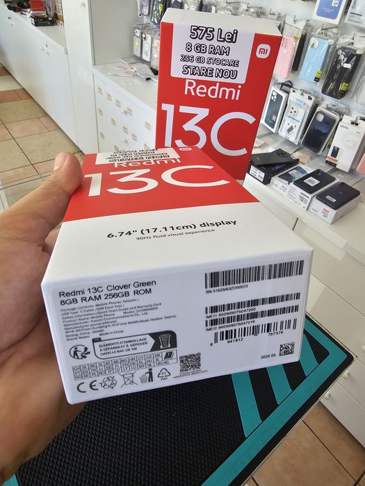 REDMI 13C, 8/256 GB, Sigilat, Garanție