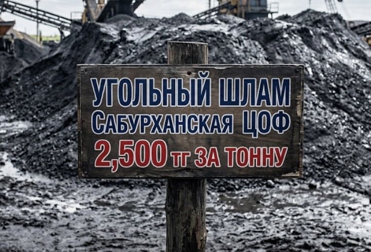 Угольный Шлам - Сабурханская ЦОФ