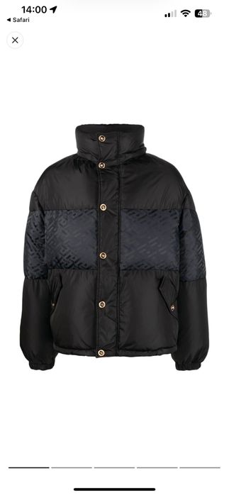 Geaca cu puf de gasca Versace calitate superioara