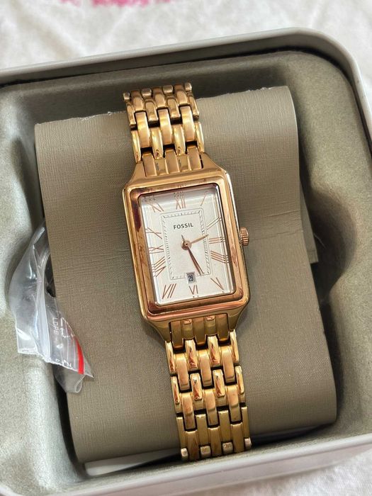 Ceas Fossil Raquel ES5271 rose gold, cu cutie originală