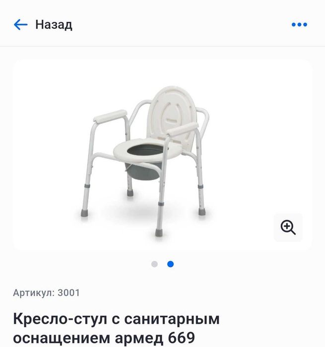 Кресло стул с санитарным оснащением