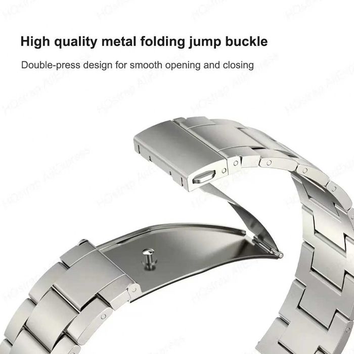 Curea metalica no gap cu quick fit pentru ceas Samsung Watch 6 / 5 / 4