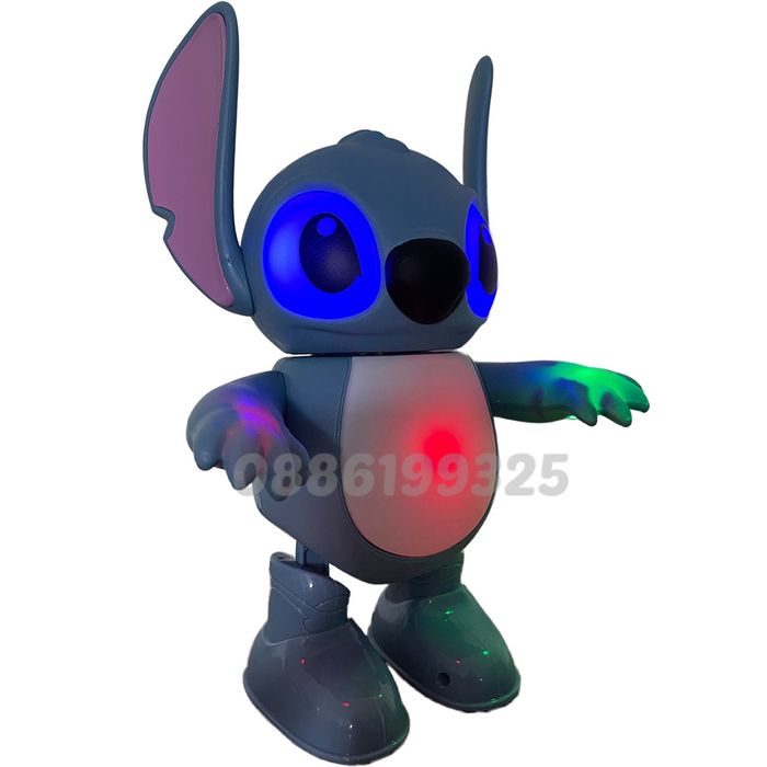 Интерактивен пеещ и танцуващ Стич, Фигурка Стич със Светлина, движение