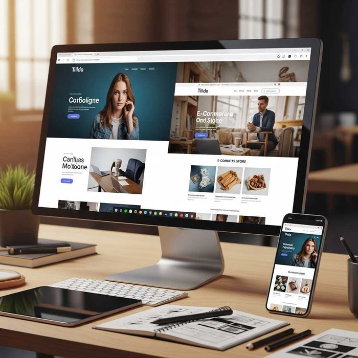 Sayt yaratish xizmati: Tilda, Landing Page va Internet do'kon