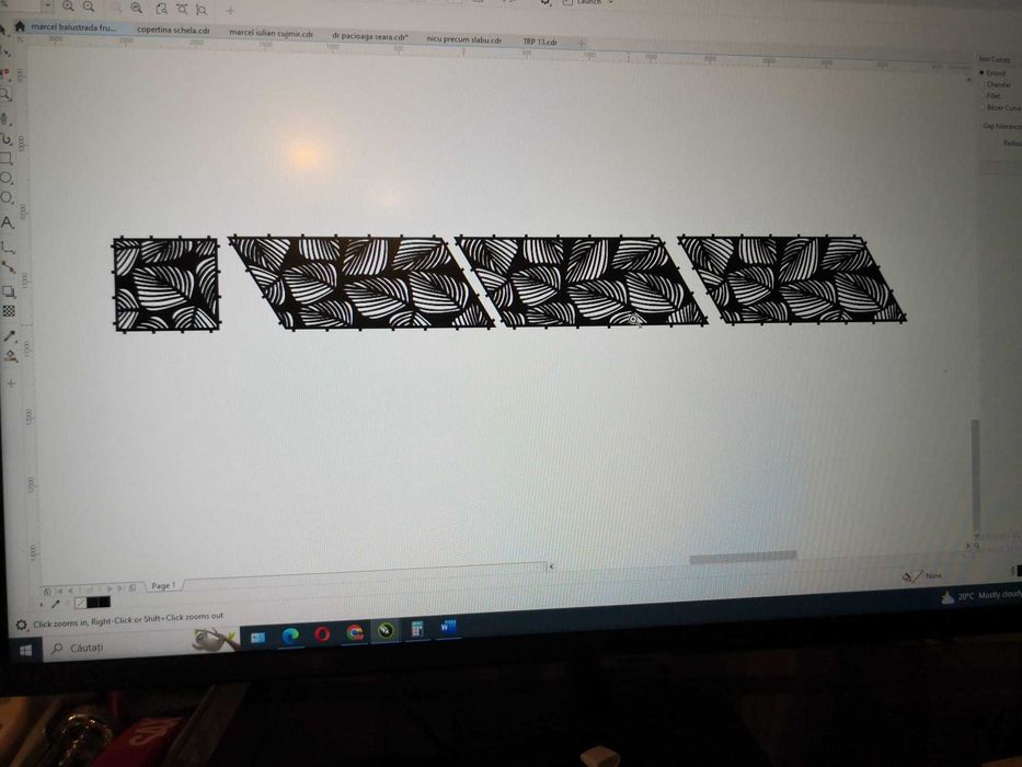 plasma, laser desene, dupa modelul clientului, pentru debitare CNC