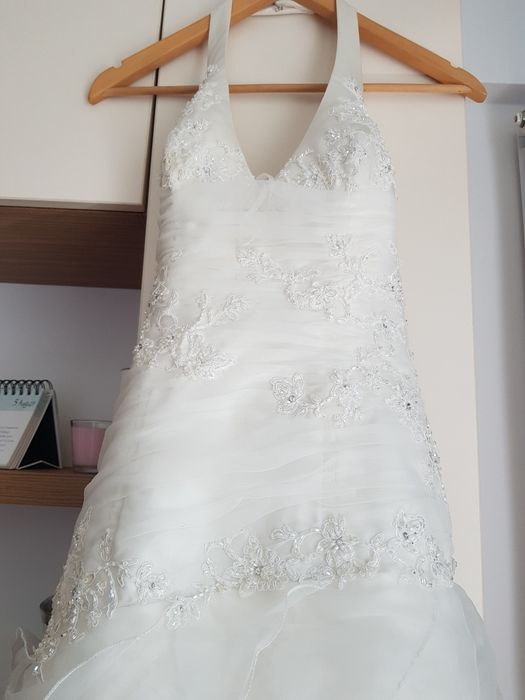 Rochie de mireasa unicat, lucrata de mana