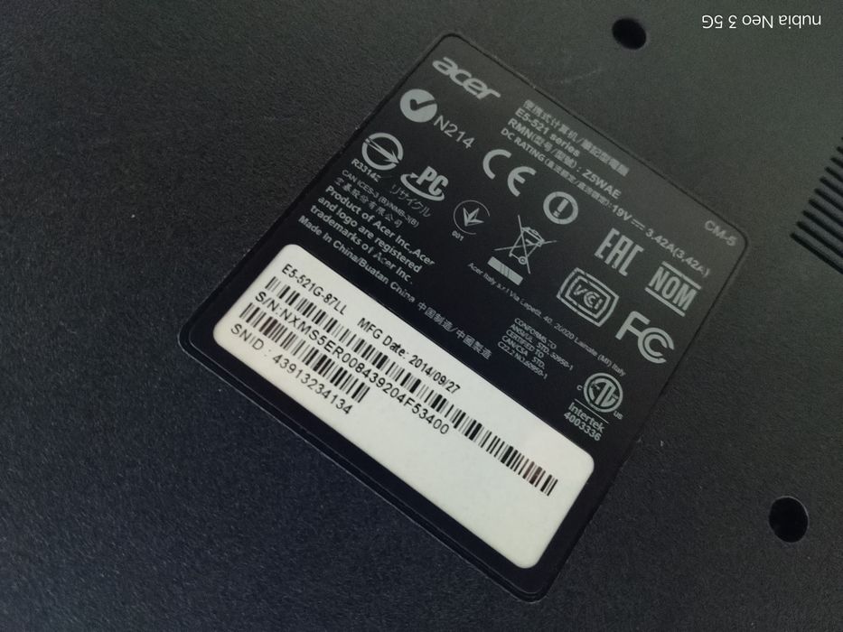 Продам ноутбук acer