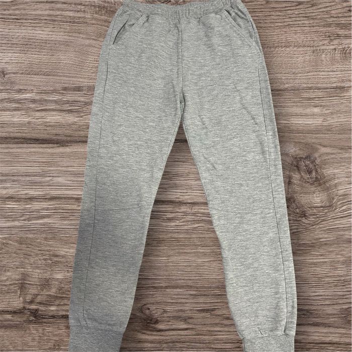 Детско спортно долнище за момчета, сиво, размер 146-152см