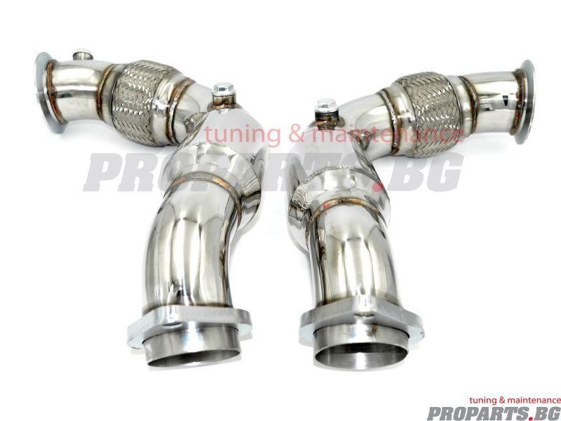 Downpipe за е70 e71 50i 550i 650i 750i N63 мотори даунпайп