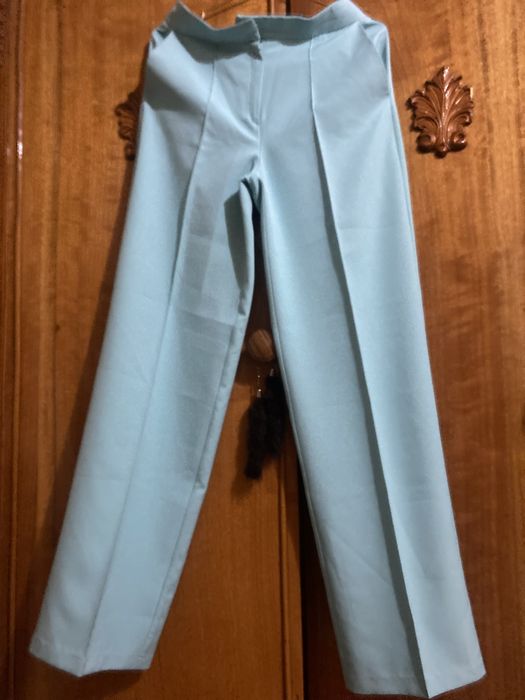 костюм брюки мятного цвета