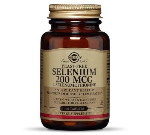 Solgar Selenium 100tab Yeast Free L-селенометионин  без дрожжей