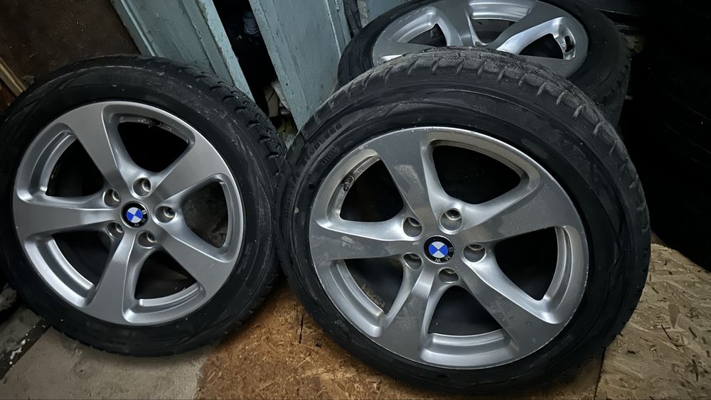 Диски бмв 17 с резиной липучка