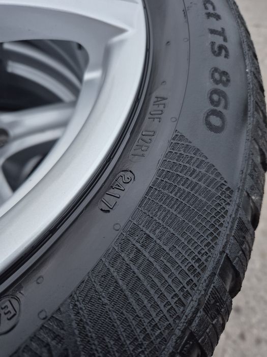 Jante R 16 5x112 cu 205 55 16 Continental m+s, Golf, Passat, Skoda, audim+s
