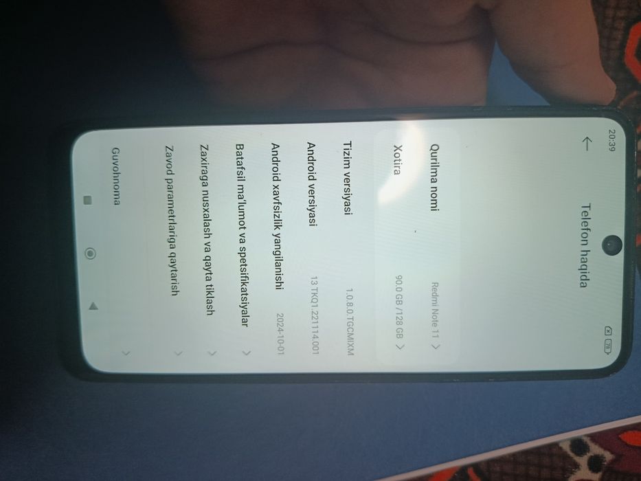 Redmi not 11S sotiladi
