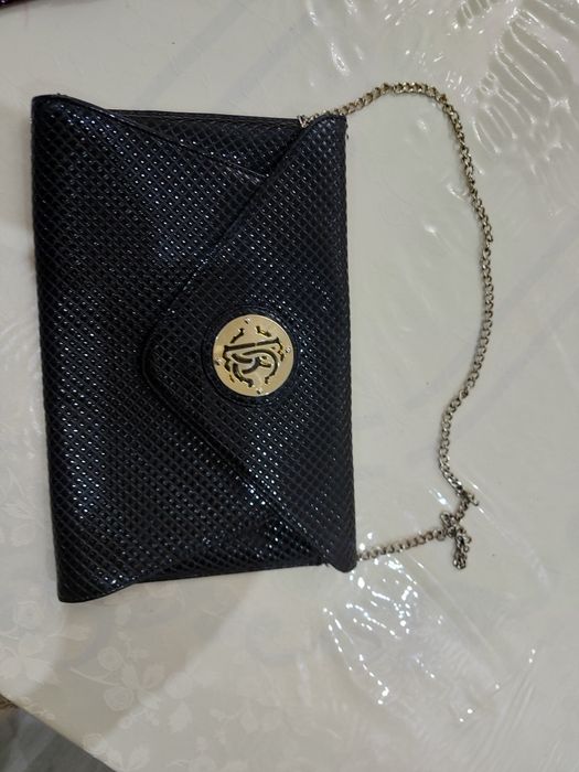 Клатч черный, бордовый