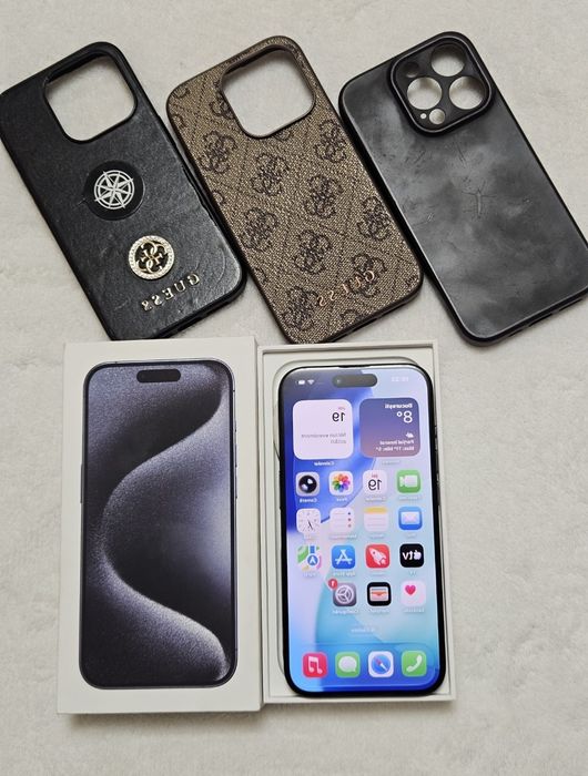 Iphone 15 pro 128GB Blue Titanium stare CA NOU Full box