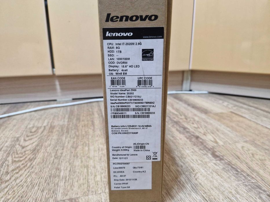 Lenovo core i7 вкл за 10 сек