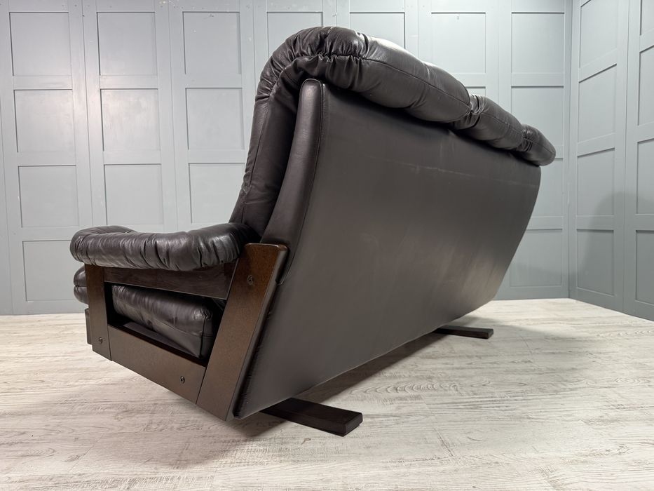 Кожен диван 3-ка Arne Norell Д1106