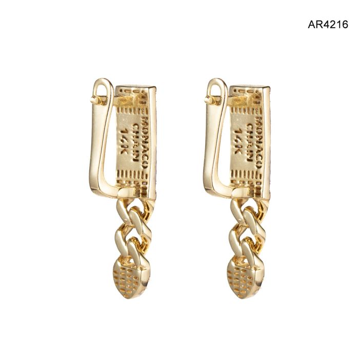 Cercei Aur 14 K model Monaco Chain by ARJEWELS AR4216
