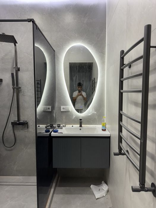 Тош оюна зеркала с падсветка