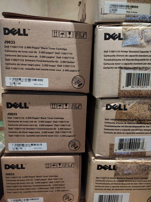 DELL toner  касети различни видове