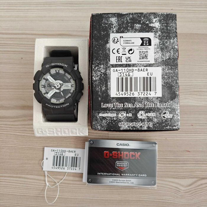 G-Shock Classic GA-110HD-8AER  garantie