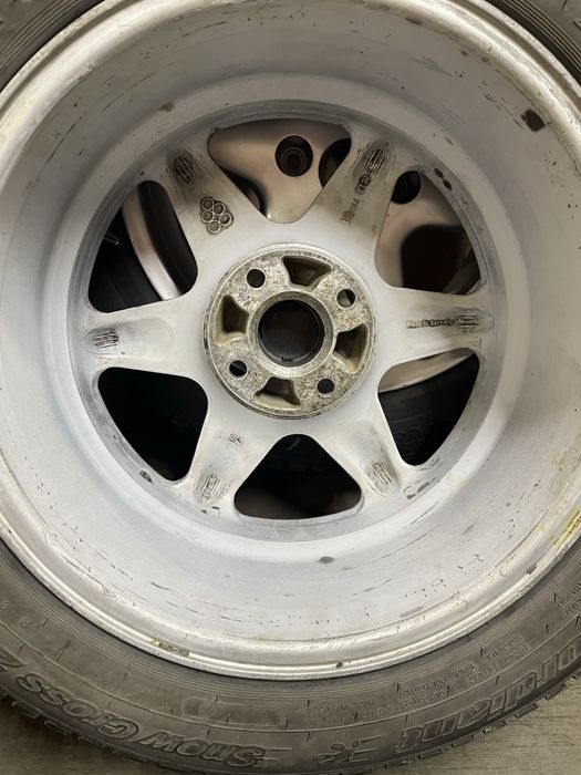 Диски с резиной на ауди 80 б4