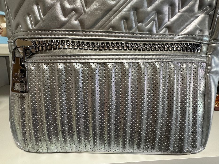 Steve Madden Раница Glazed от еко кожа, Сребрист