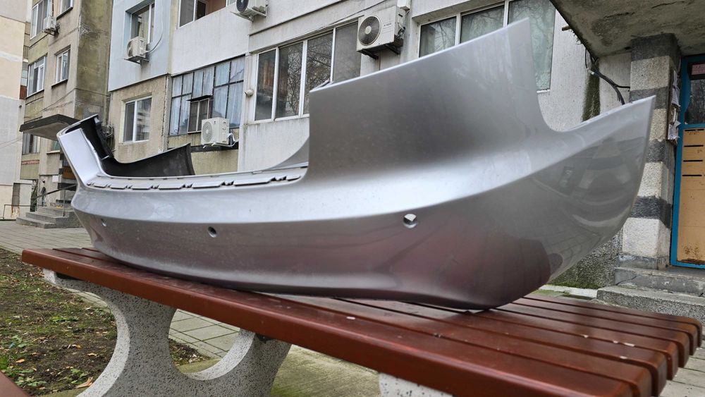 Задна Sline броня  Ауди А6 4Ф седан 2009 - 2011 фейслифт