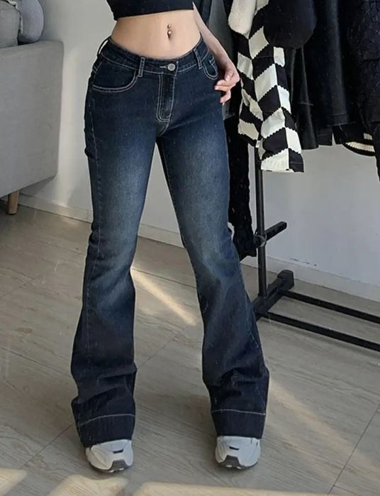 Джинсы клеш новые