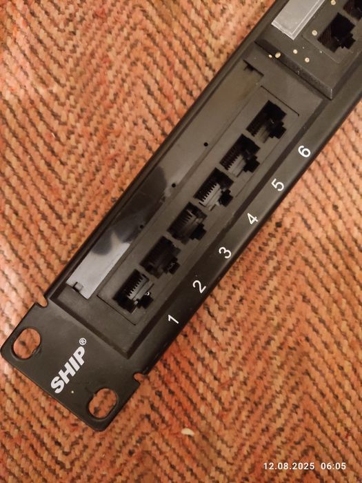 Патч панель Ship 24 порта