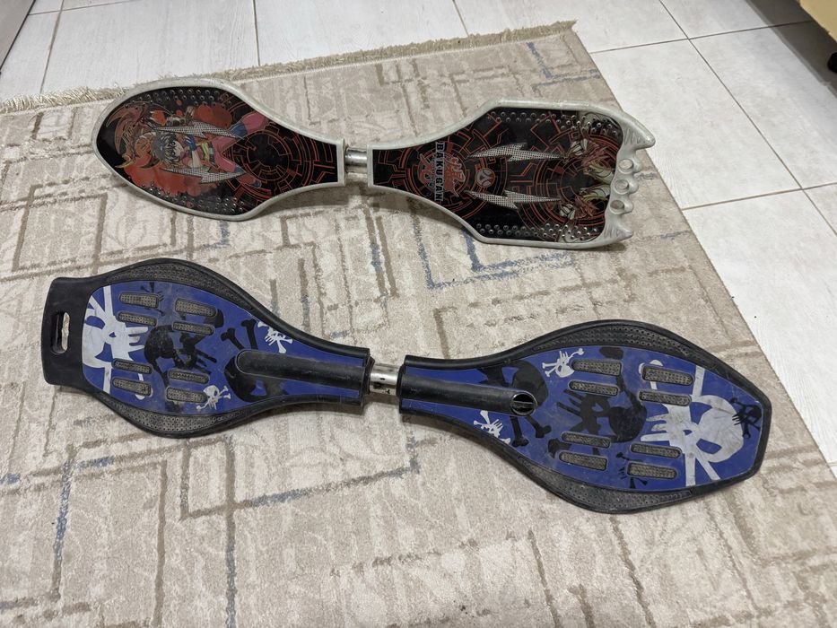 Waveboard красный и синий  б/у