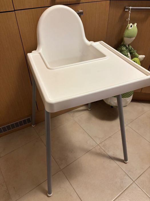 Детско столче за хранене ИКЕА с табличка облегалка и калъфка