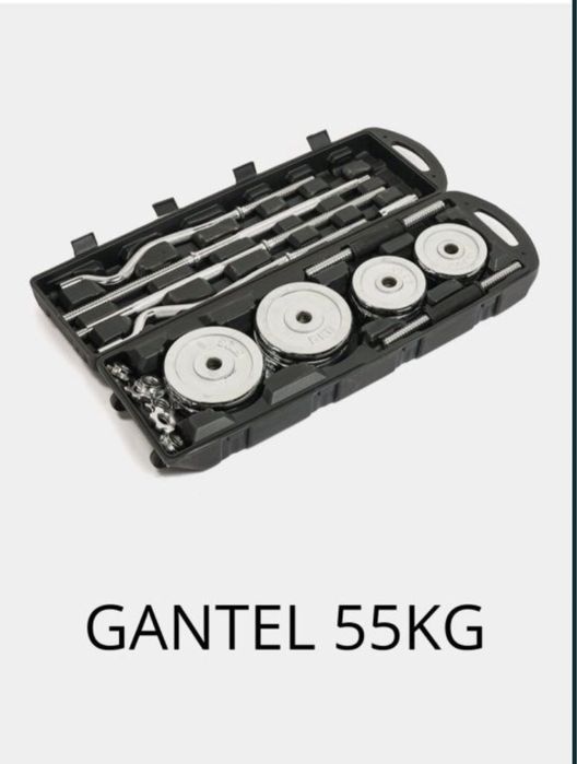 Набор гантели и штанги