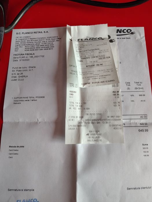 Aparat pentru pâine,cozonac,etc..marca TEFAL