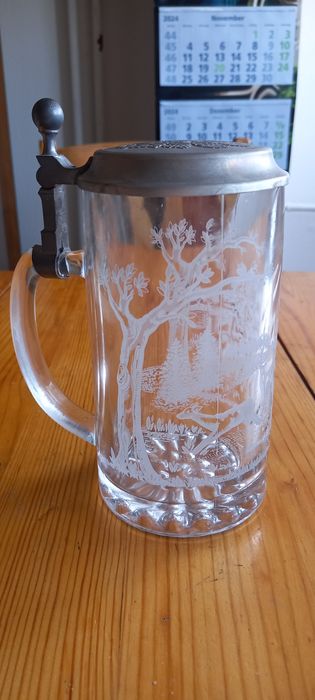 Vintaje. Нови! Немски халби горска тематика. Халба.