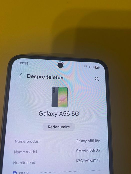 Nou la cutie pret fix A56 5G