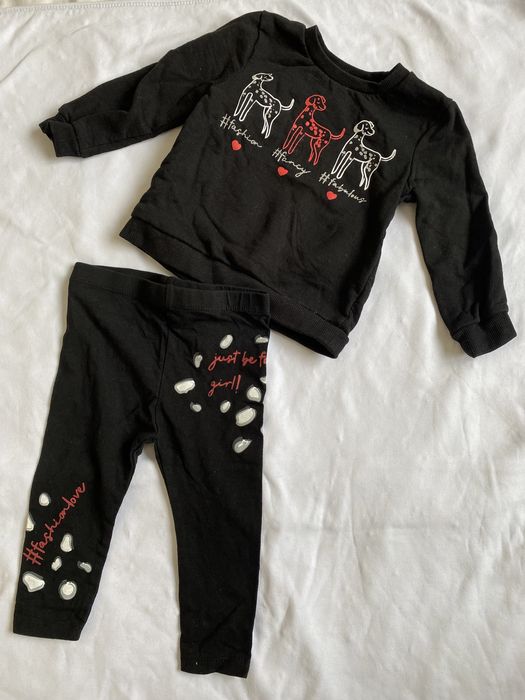 Лот за момиче блузка и клин Socute, 80 cm