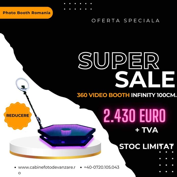 Producator Platforma video 360 Video  Booth  SMART