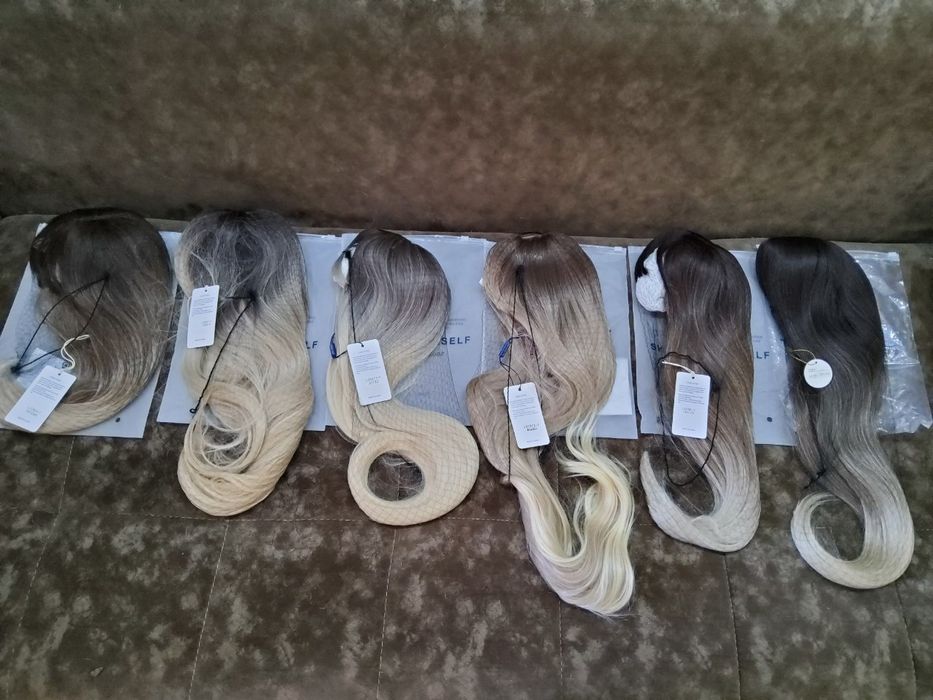 Парики, хвосты, накладные волосы. Термостойкие.