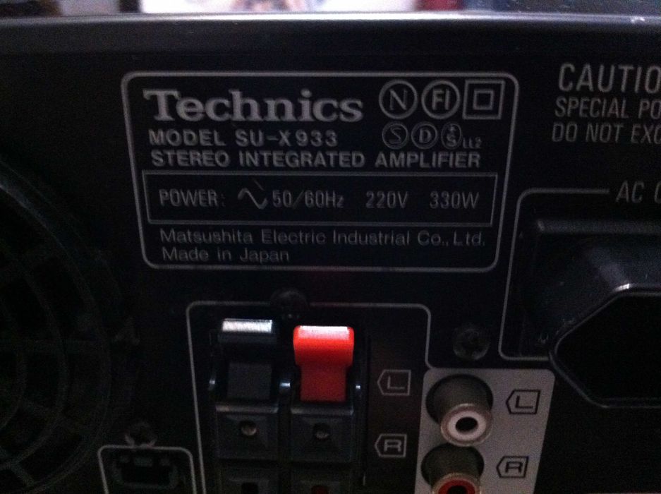 Amplificator Technics SU-X933/Technics SU-X102/SU-X120 Class A statie