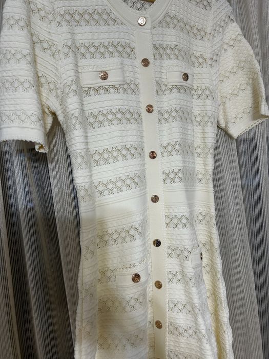rochie crem sandro
