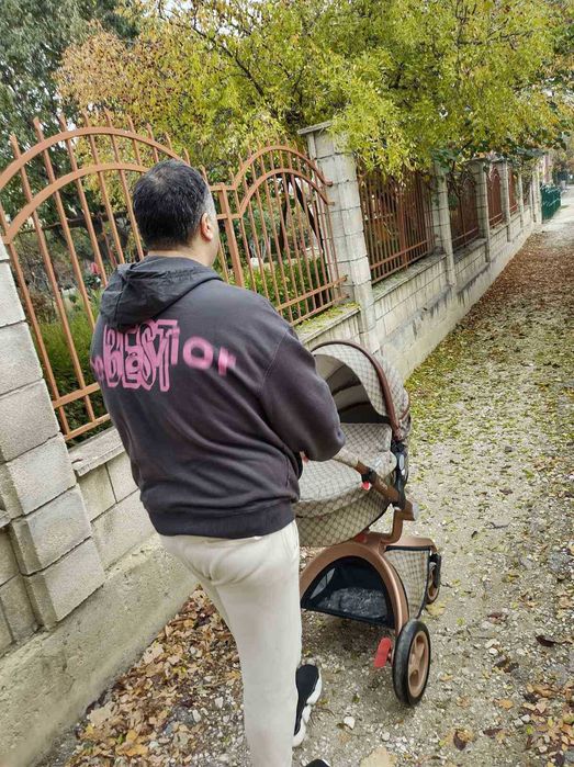 Детска количка Fintera Deluxe 2 в 1, лятна детска количка Maclaren и столче за хранене