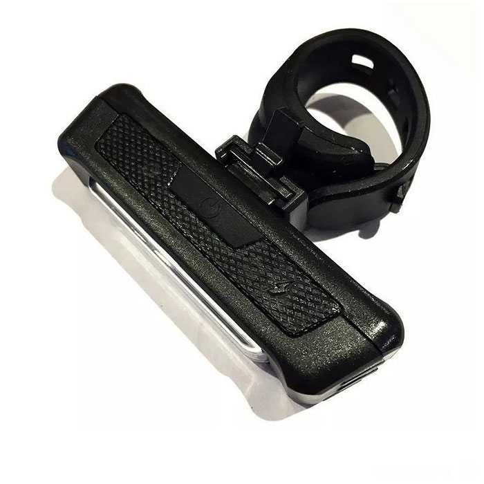 Задна LED стоп светлина за велосипед колело LD-2205, Бяла, 120Lum, USB