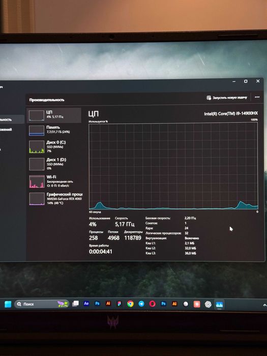 Acer Predator Helios Neo 16 — Core i9 14900Hx / RTX 4060 / 2K / 240Hz