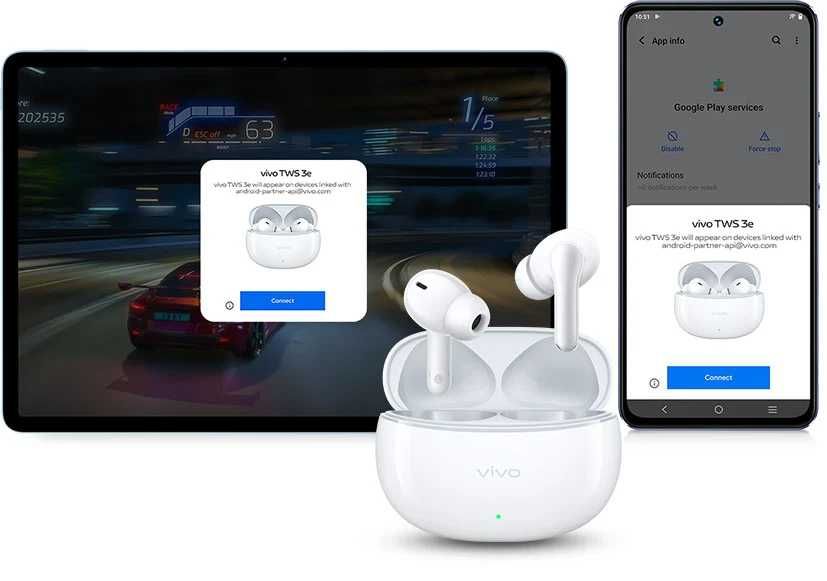 NEW! Беспроводные наушники VIVO TWS 3e с бесплатной доставкой