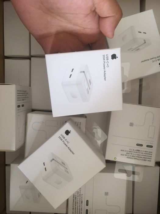 быстрая зарядка 35watt Apple Iphone,13,14, MacBook бесплатная доставка