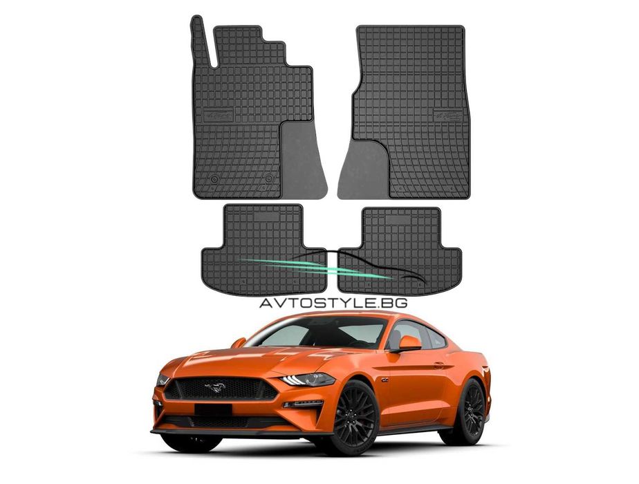 Гумени стелки за Ford Mustang Coupe 2014-2023 г., Frogum - El Toro