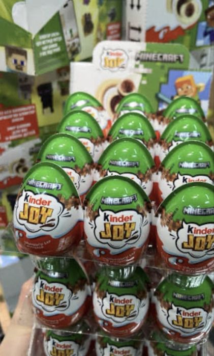 Продаю киндеры joy minecraft