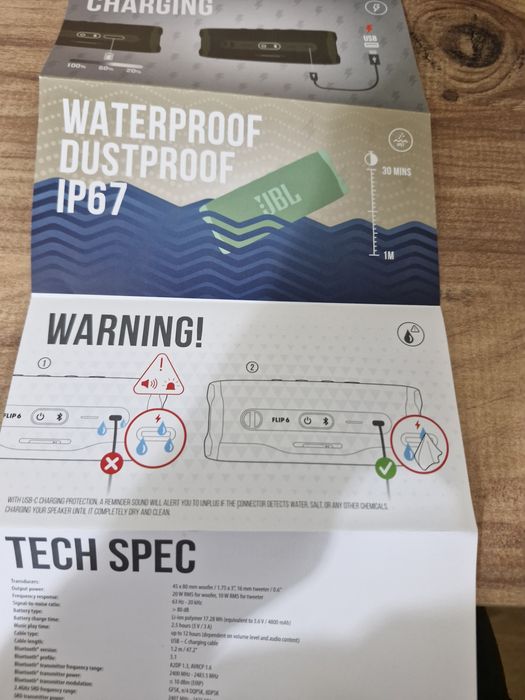 JBL Flip 6 (Înca în Garanție)